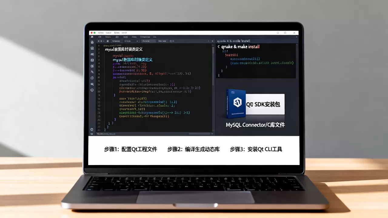 如何封装mysql的qt数据库并安装qt cli？怎么安装