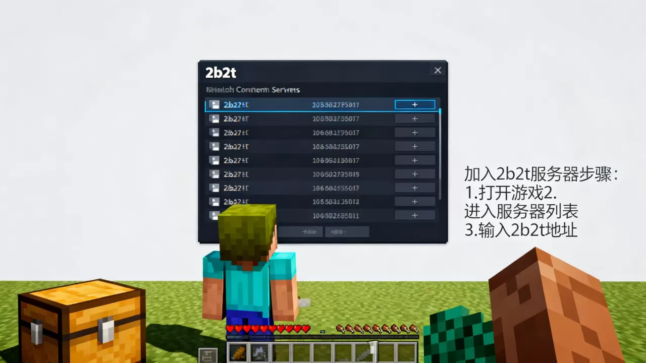 我的世界中国版怎么加入2b2t,服务器为什么进不去 我的世界中国版怎么加入2b2t,服务器为什么进不去