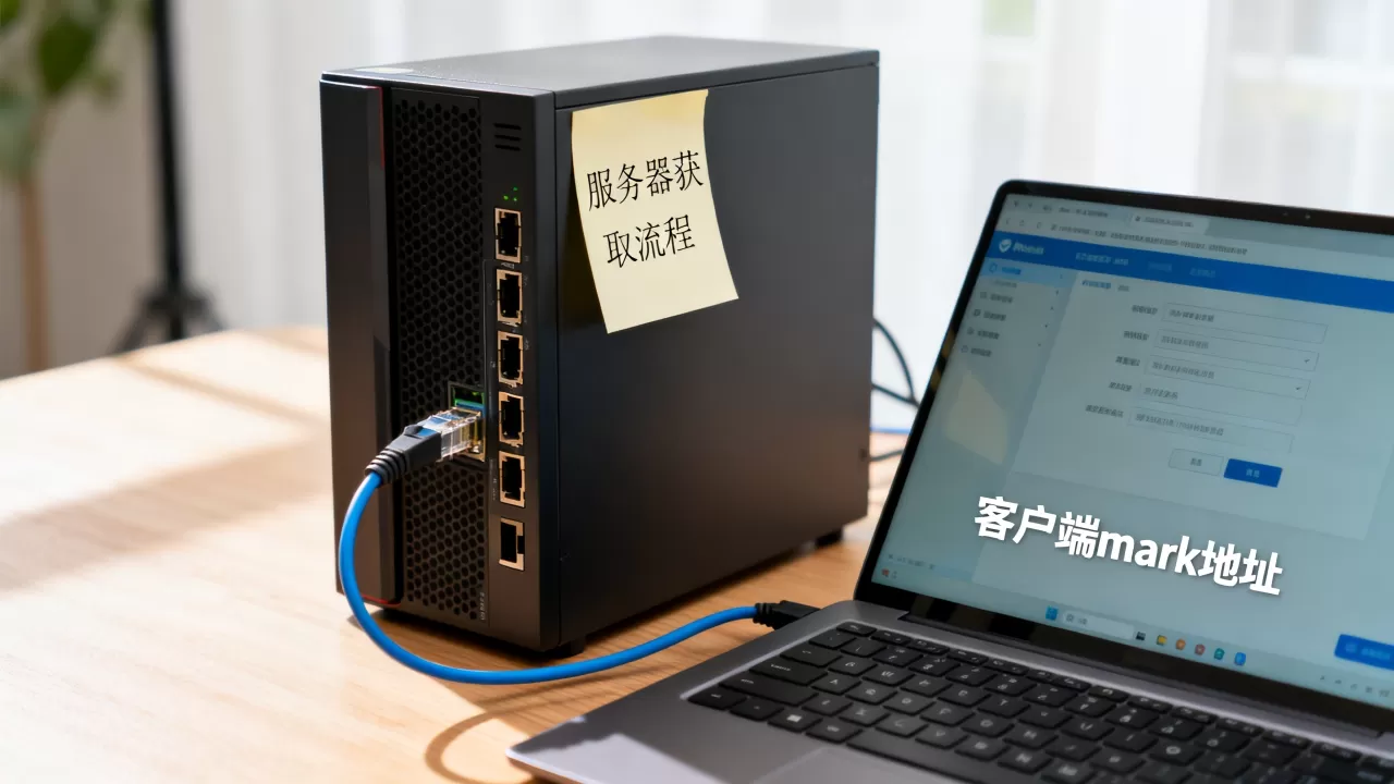 服务器获取客户端mark地址是什么，怎么用