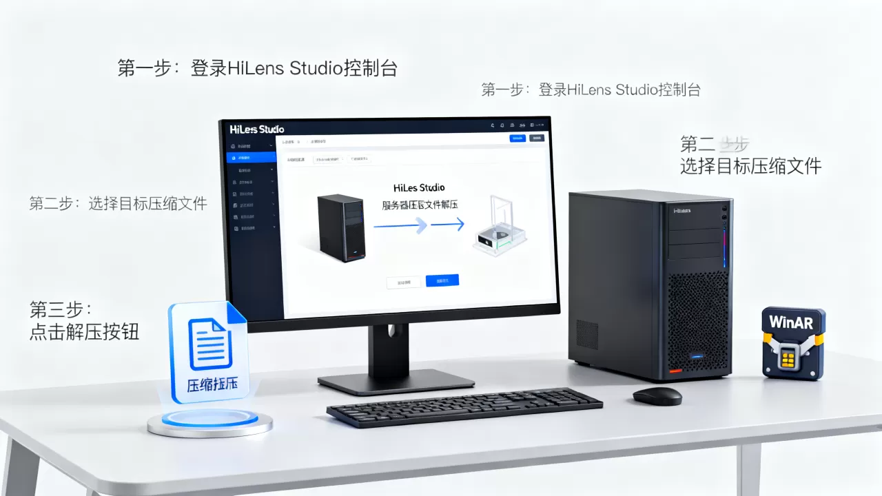 HiLens Studio如何解压服务器压缩文件?,有哪些方法 HiLens Studio如何解压服务器压缩文件?,有哪些方法