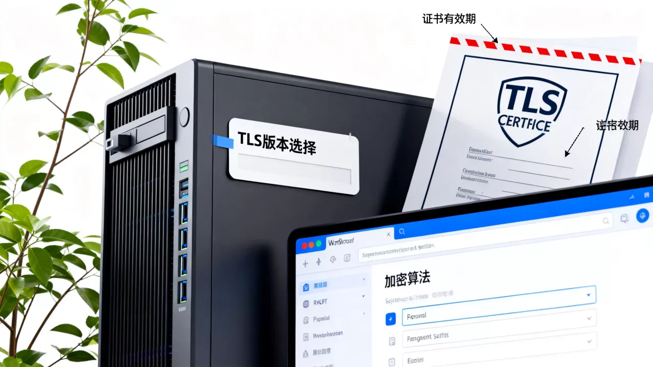 服务器浏览器TLS配置有哪些注意事项？,怎么设置