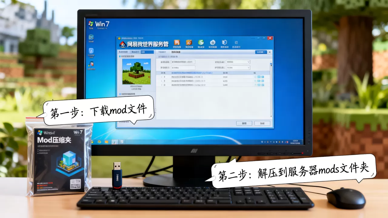win7网易我的世界服务器加mod有教程吗，mod怎么安装