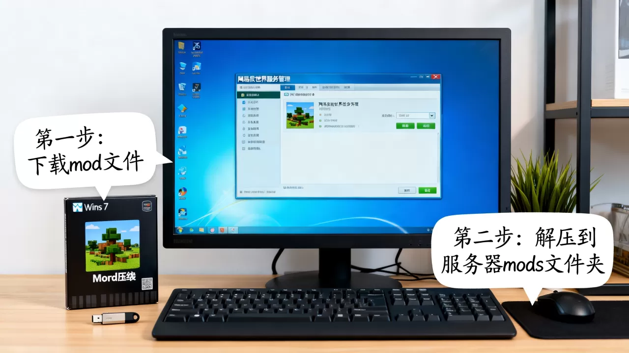 win7网易我的世界服务器加mod有教程吗，mod怎么安装