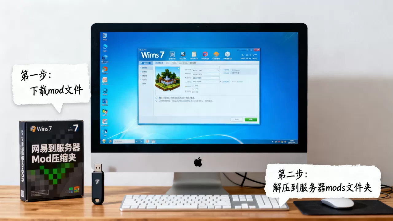 win7网易我的世界服务器加mod有教程吗，mod怎么安装