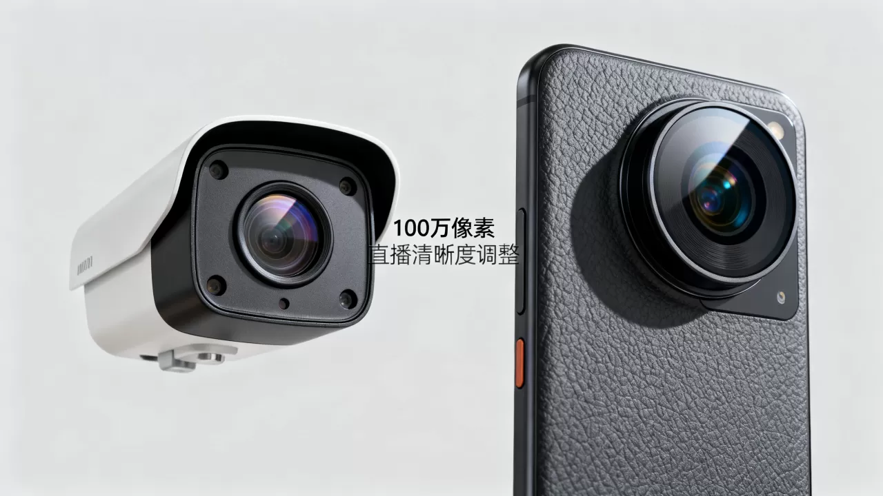 监控100万像素真的清晰吗？，直播清晰度怎么调？