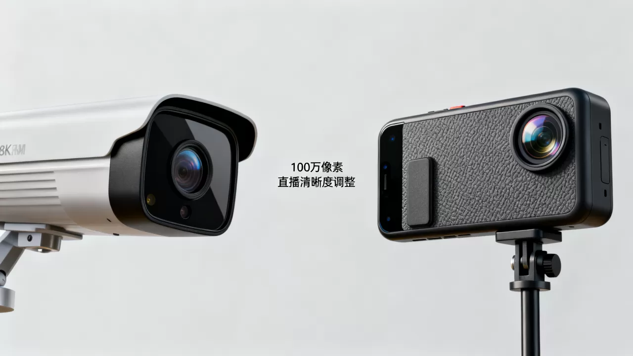 监控100万像素真的清晰吗？，直播清晰度怎么调？
