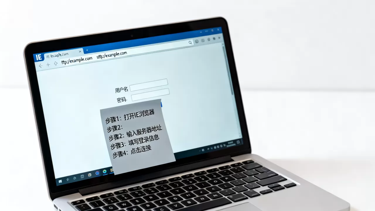 IE连接FTP和SFTP服务器怎么设置，有哪些步骤？