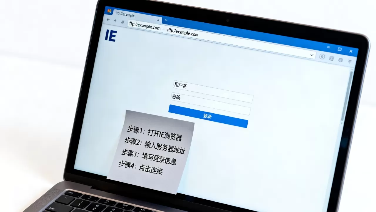 IE连接FTP和SFTP服务器怎么设置，有哪些步骤？