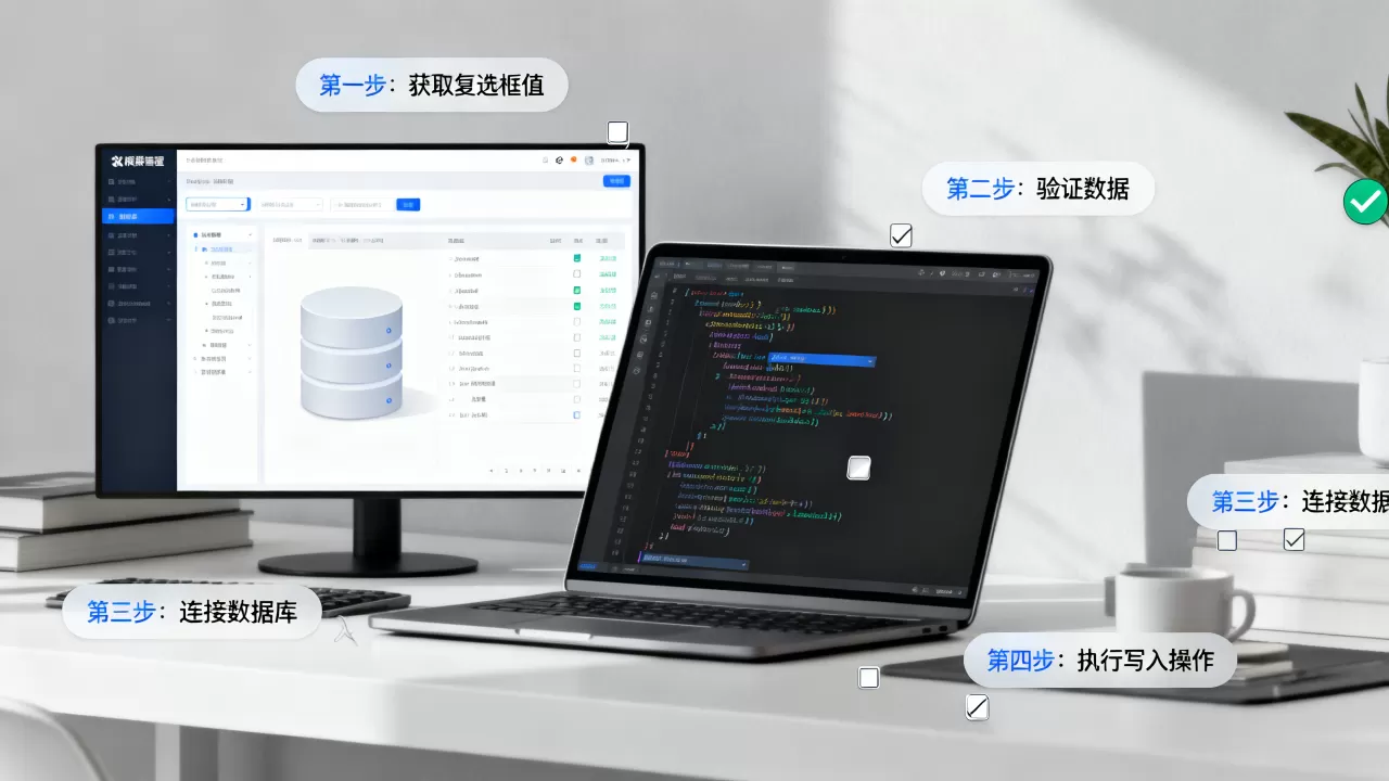 复选框写入数据库怎么做，有哪些具体步骤