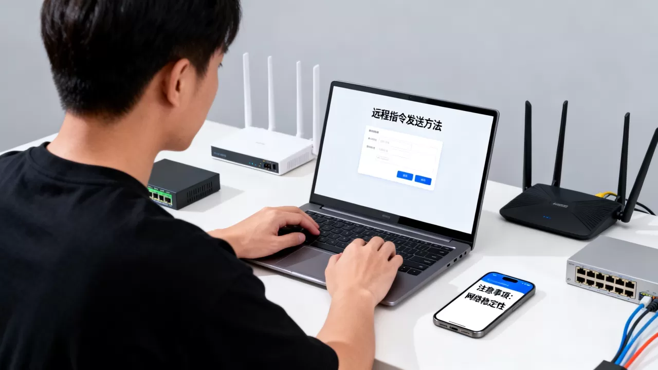 远程指令、消息、事件、指令发送的方法是什么，有哪些注意事项？
