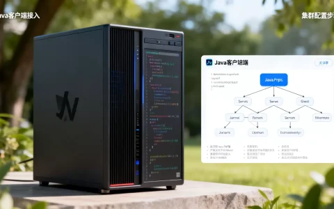 如何让服务器获得Java客户端并接入集群，怎么配置