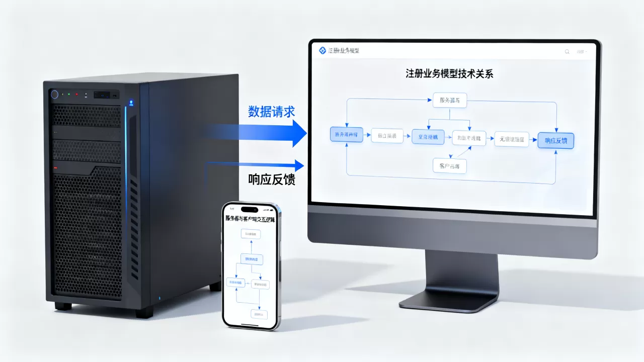 服务器和客户端关系与注册业务模型技术模型关系如何?,如何实现 服务器和客户端关系与注册业务模型技术模型关系如何?,如何实现