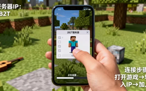 我的世界手机版2B2T服务器怎么进？，怎么玩