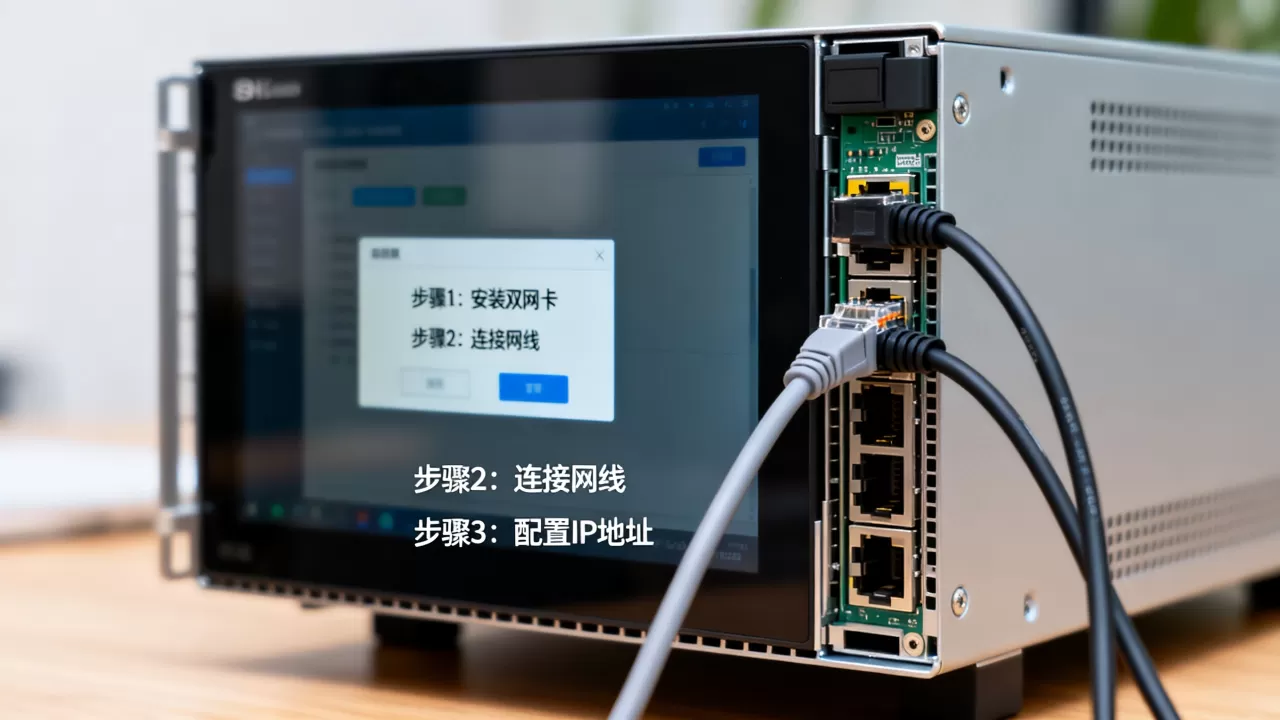 服务器配置双网卡绑定ip怎么设置？，步骤是什么？