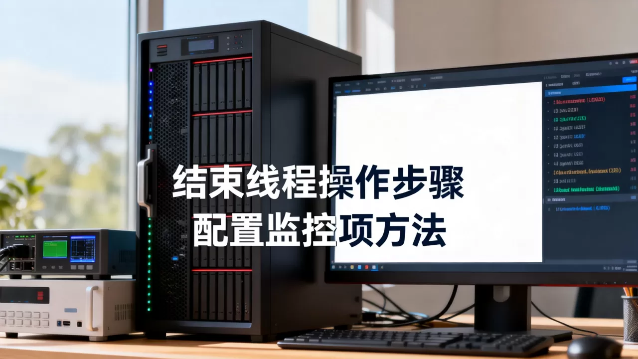 监控线程的结束如何操作，配置线程监控项有哪些方法