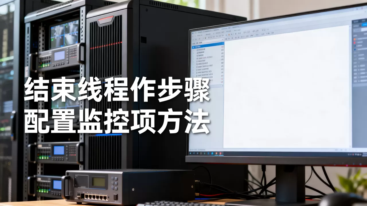 监控线程的结束如何操作，配置线程监控项有哪些方法