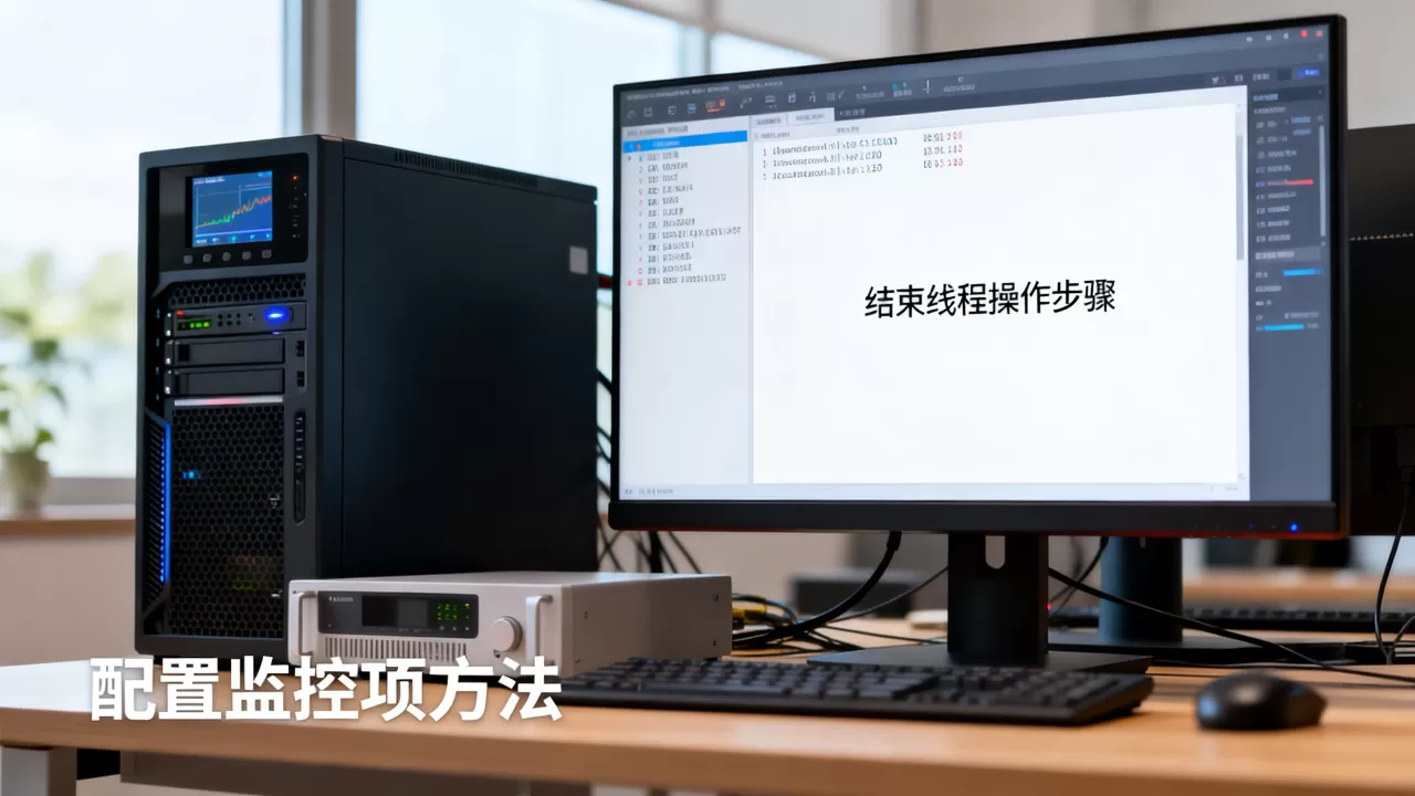监控线程的结束如何操作，配置线程监控项有哪些方法