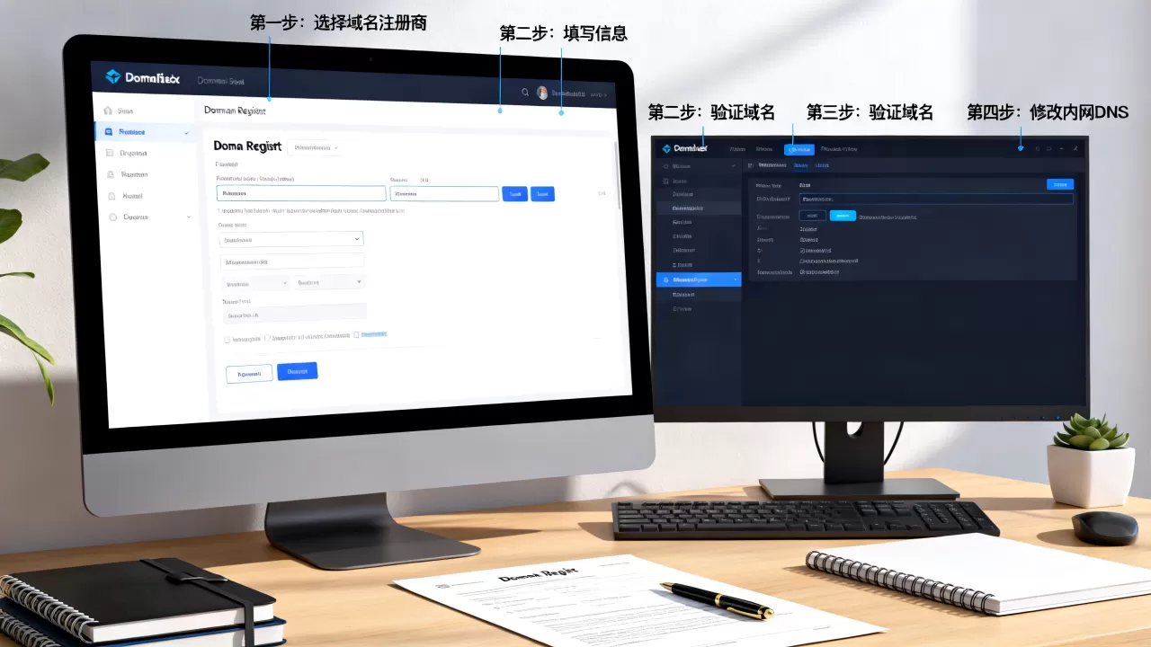 如何申请服务器域名?,内网域名怎么修改? 如何申请服务器域名?,内网域名怎么修改?