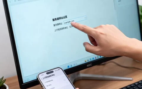 检查服务器网址和上行短信接收地址是什么，怎么设置？