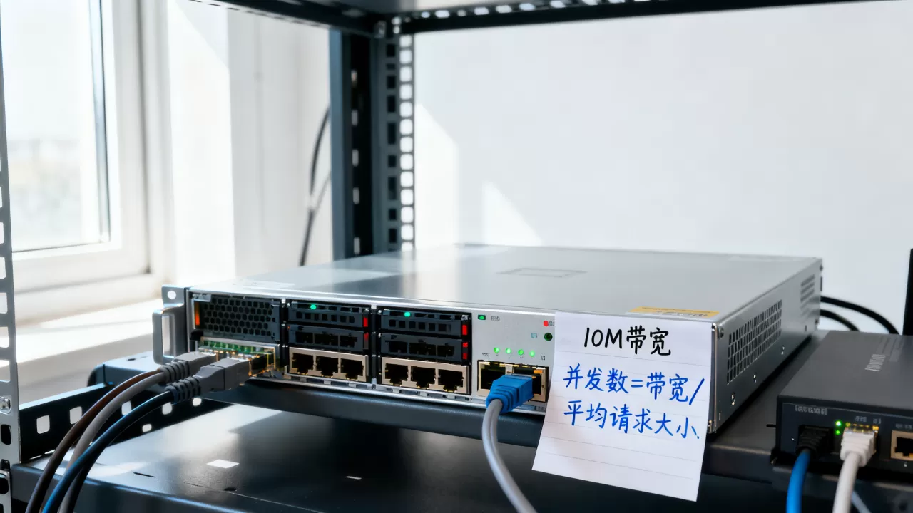 数据库服务器带宽10M能承载多少并发,并发数怎么计算 数据库服务器带宽10M能承载多少并发,并发数怎么计算