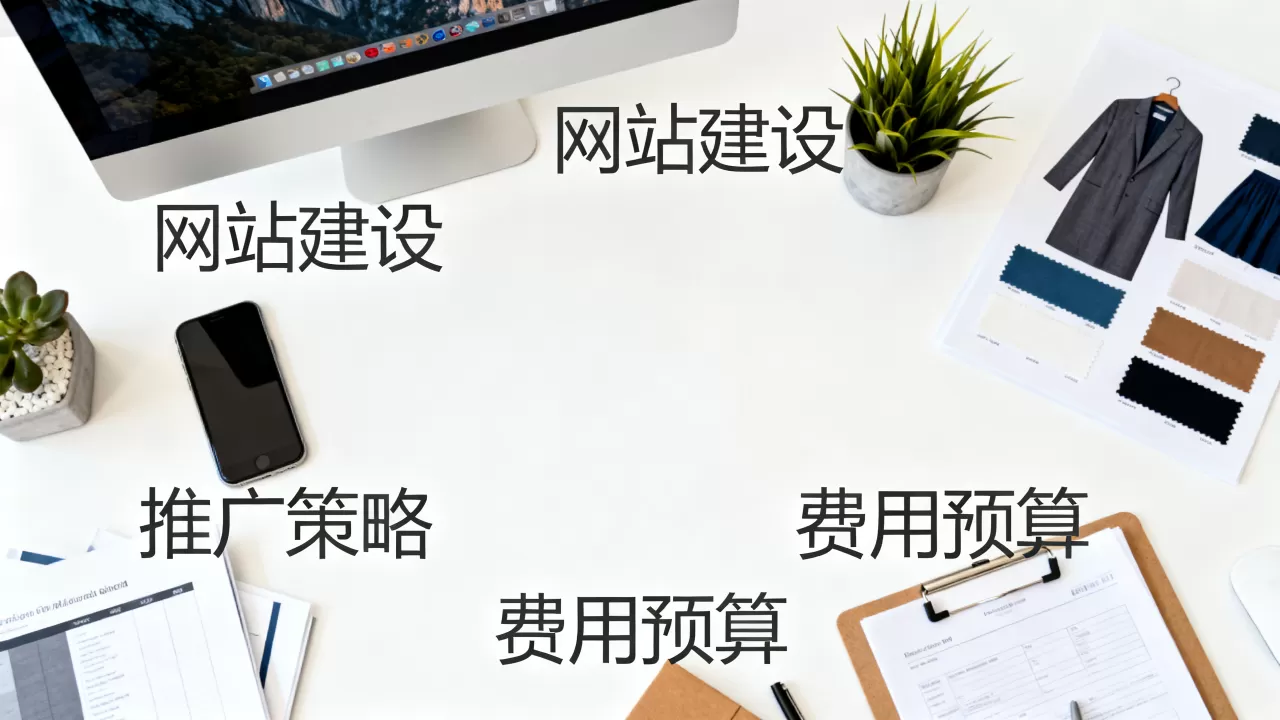 服装行业网站建设及推广怎么做，需要多少钱？