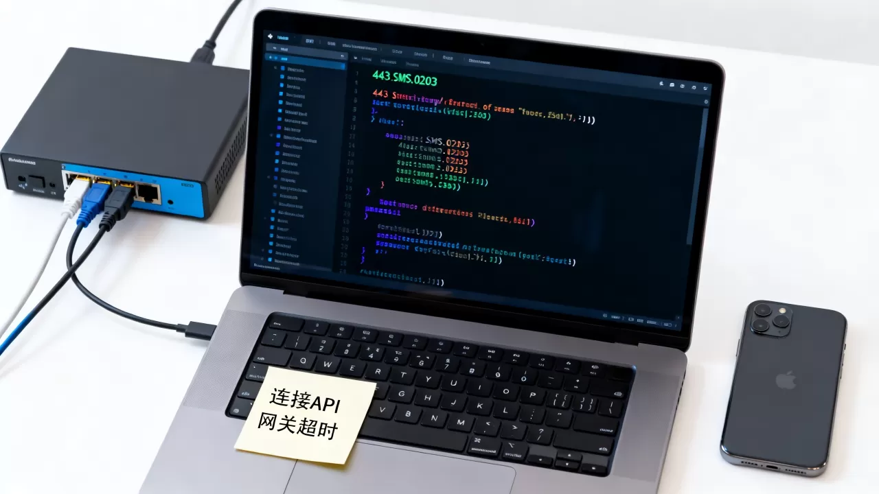 443_SMS.0203连接API网关超时怎么办,怎么回事? 443_SMS.0203连接API网关超时怎么办,怎么回事?