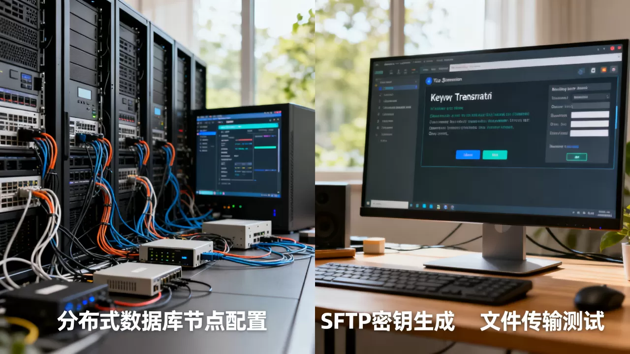 分布式数据库怎么搭建？, SFTP搭建步骤有哪些