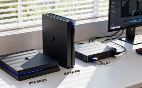 ps4怎么让媒体服务器与网络连接电脑，怎么设置