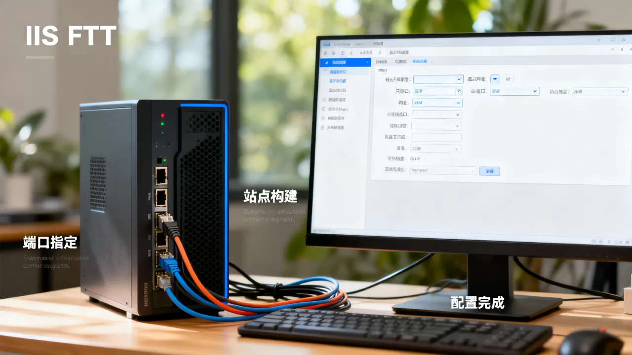 IIS FTP服务器端口怎么指定？，怎么快速构建站点？