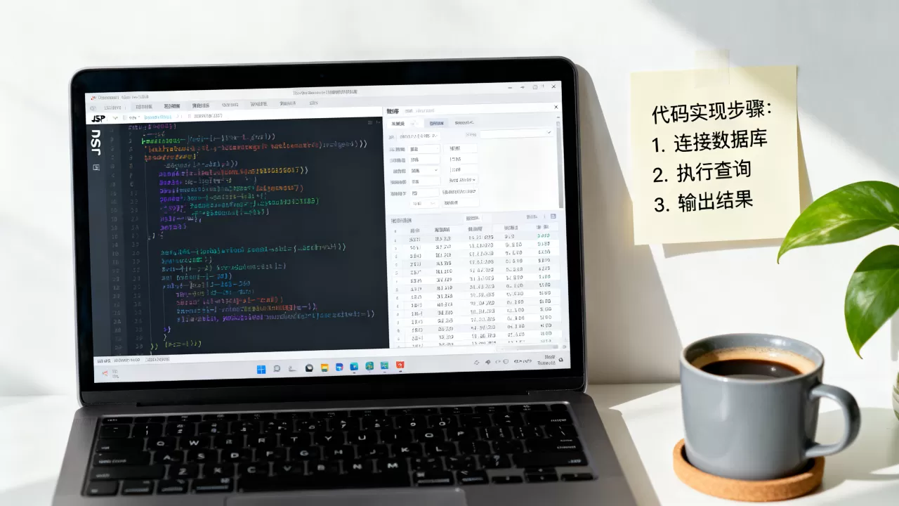 JSP怎么展示数据库数据？，代码如何实现