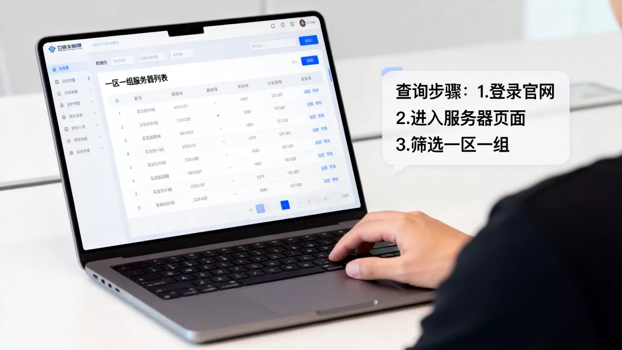 一区一组有哪些服务器,怎么查服务器列表? 一区一组有哪些服务器,怎么查服务器列表?