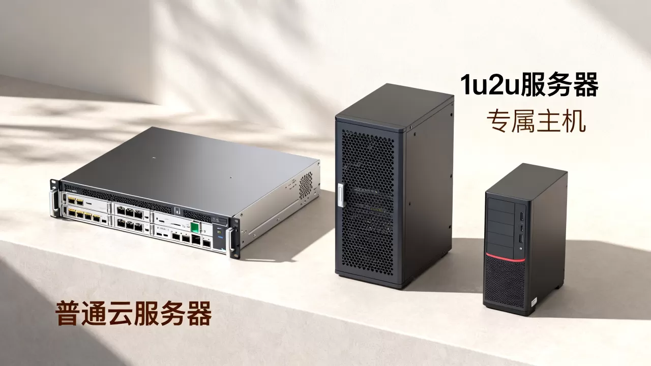 服务器1u2u与专属主机和普通云服务器有何区别，哪个好？