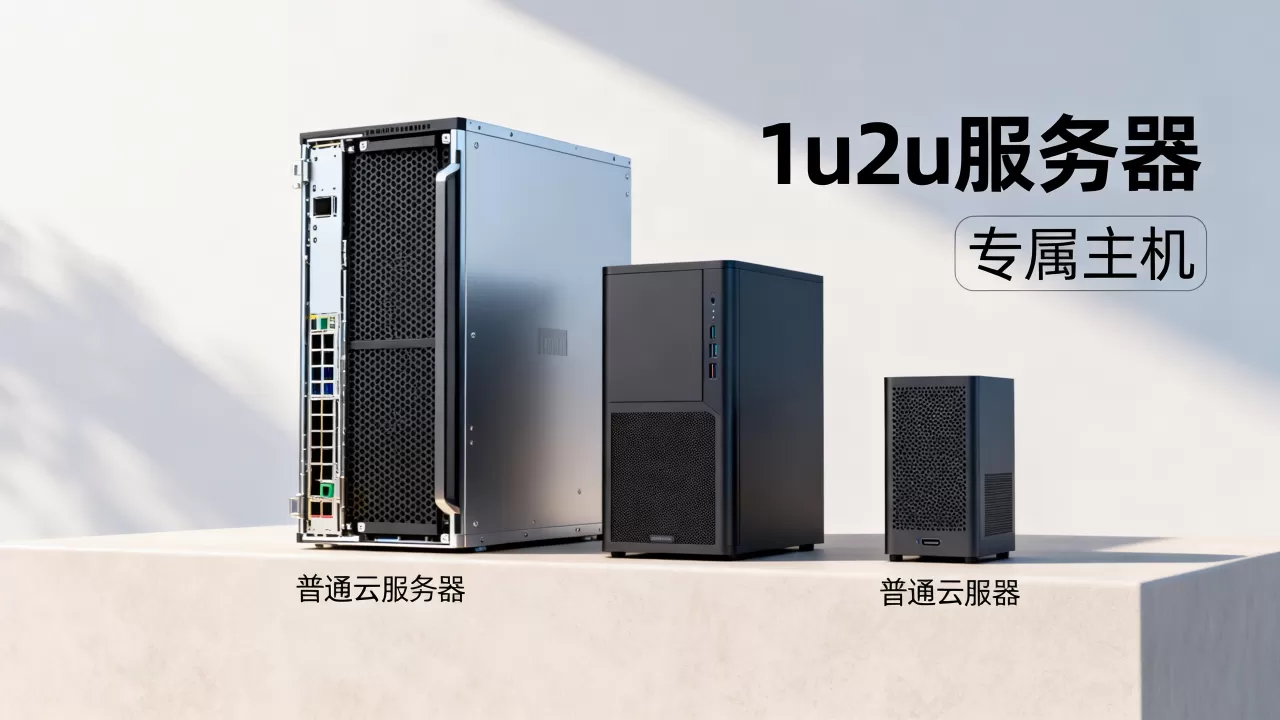 服务器1u2u与专属主机和普通云服务器有何区别，哪个好？