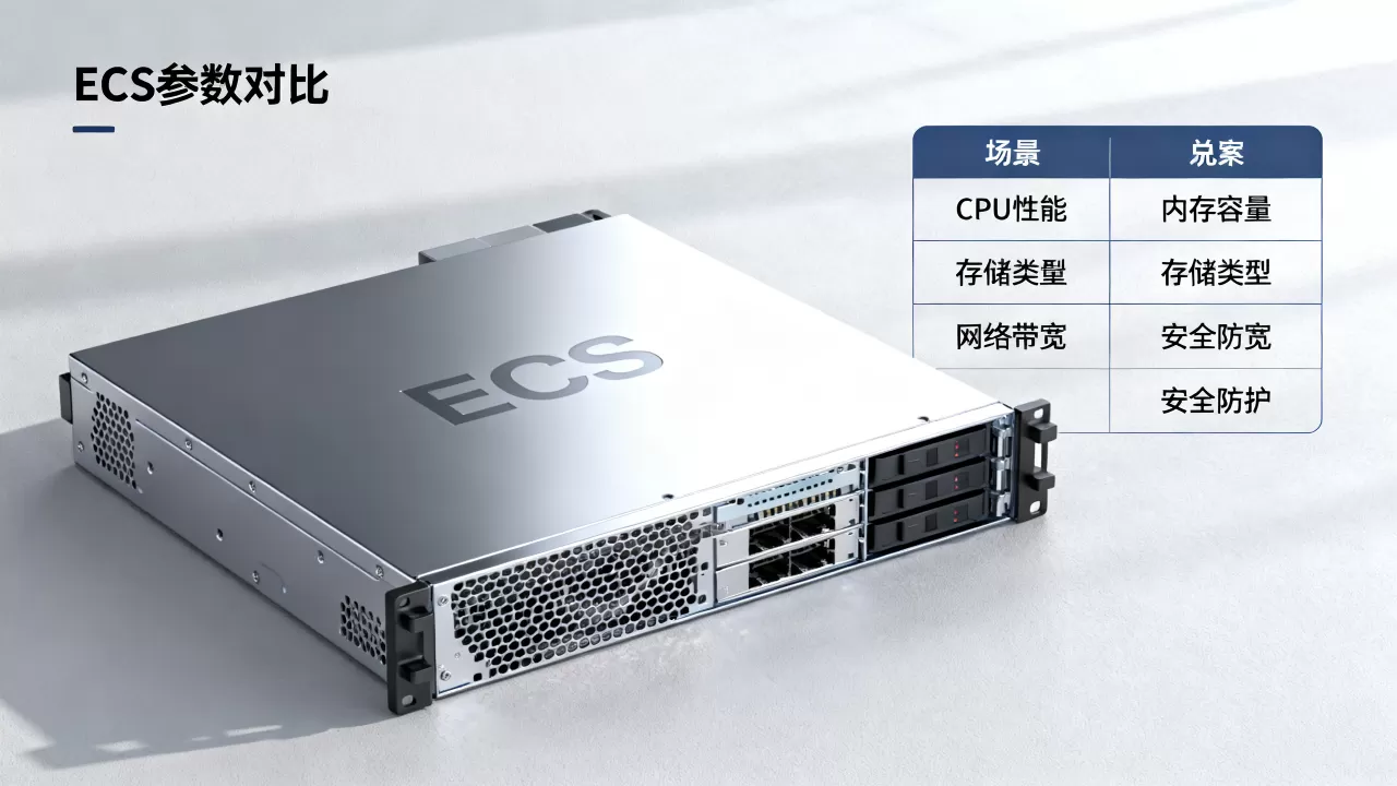 如何选择购买ECS服务器的指标，有哪些注意事项？
