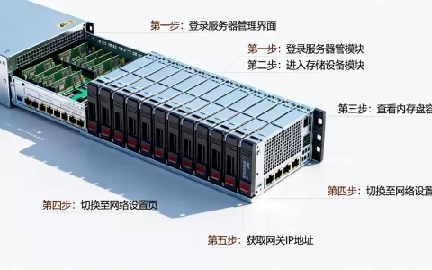 如何查看服务器内存盘和网关信息？，步骤是什么？