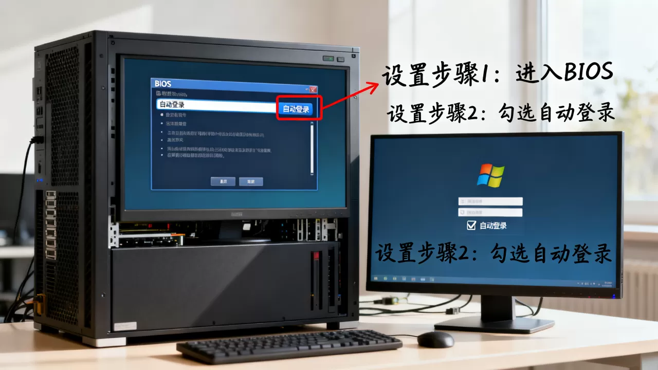 服务器怎么自动登录操作系统？，如何设置自动登录