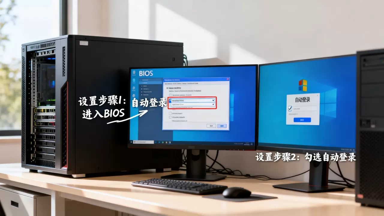 服务器怎么自动登录操作系统？，如何设置自动登录