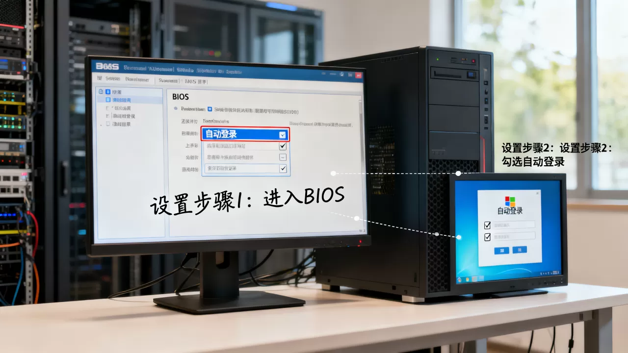 服务器怎么自动登录操作系统？，如何设置自动登录