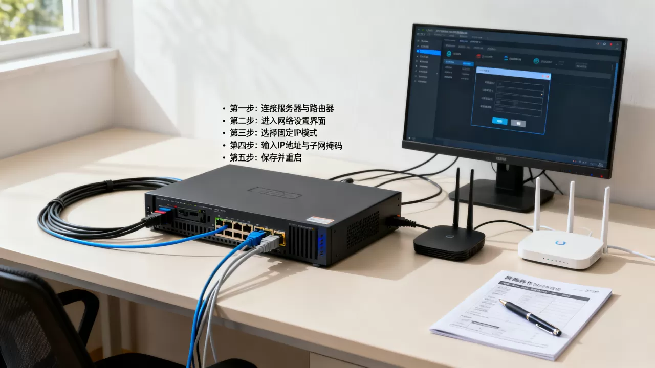服务器如何配置固定ip，配置步骤是什么？