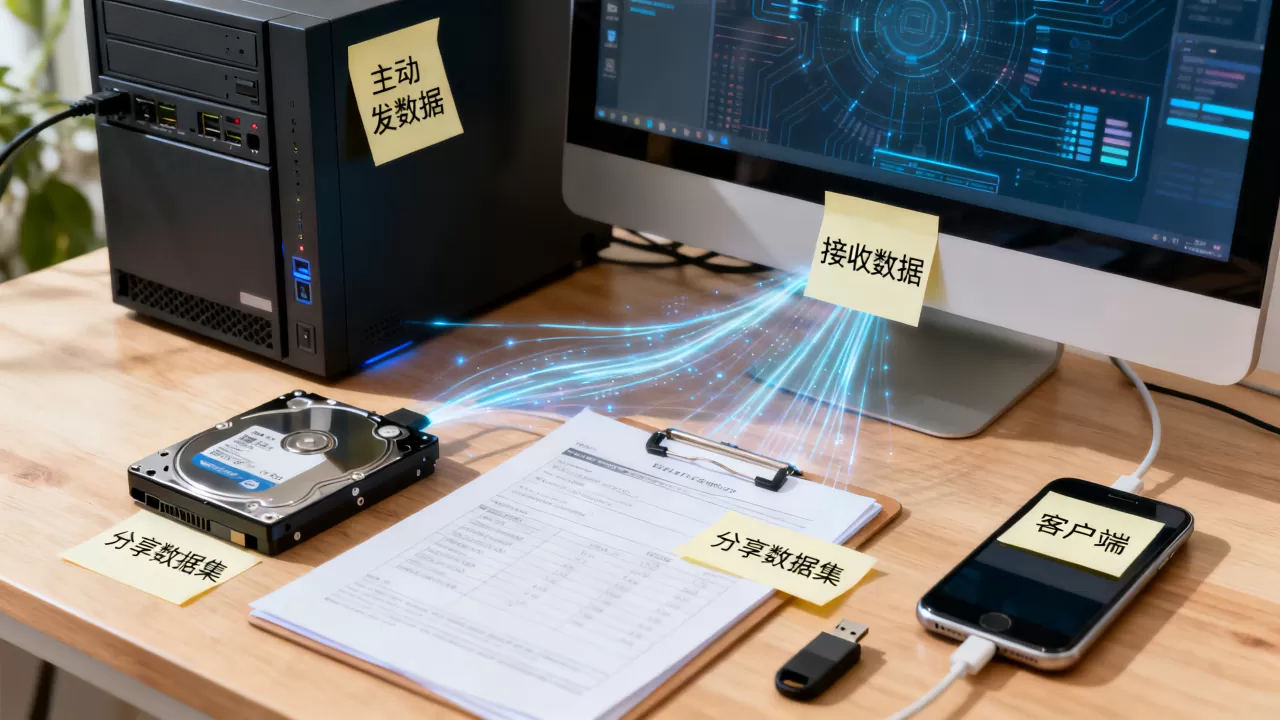 服务器主动发数据给客户端如何实现?,主动分享数据集怎么做 服务器主动发数据给客户端如何实现?,主动分享数据集怎么做