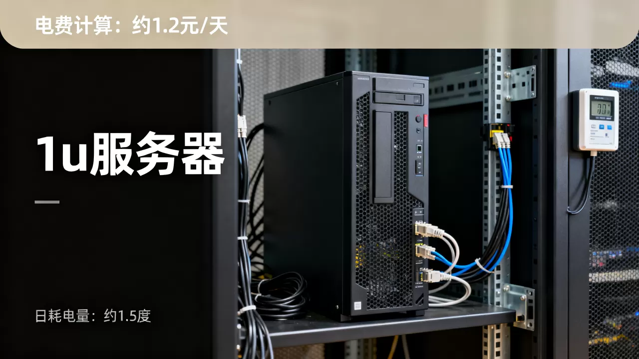 一台1u服务器一天耗电多少？，服务器一天电费多少钱？