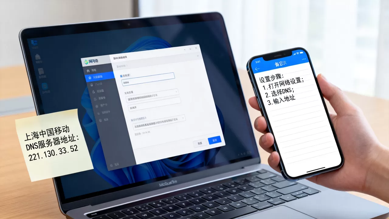 上海中国移动DNS服务器地址是多少?,怎么设置? 上海中国移动DNS服务器地址是多少?,怎么设置?