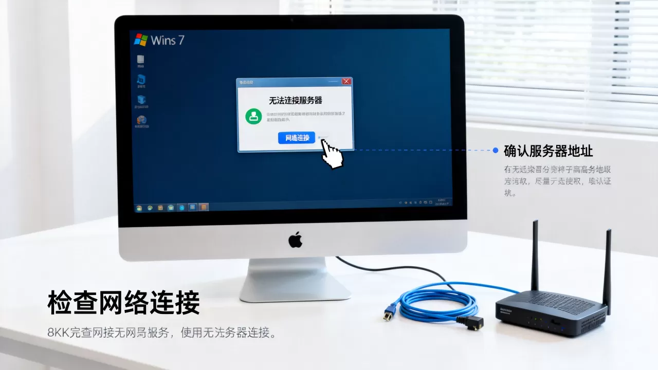win7客户端无法连接服务器失败怎么办，是什么原因