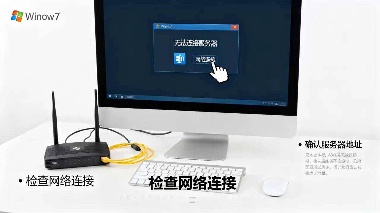 win7客户端无法连接服务器失败怎么办，是什么原因