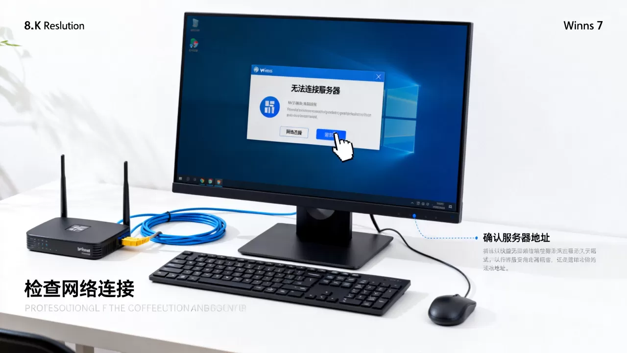 win7客户端无法连接服务器失败怎么办，是什么原因