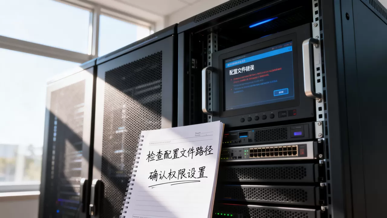 服务器配置文件失败导致网站无法访问怎么办，怎么解决