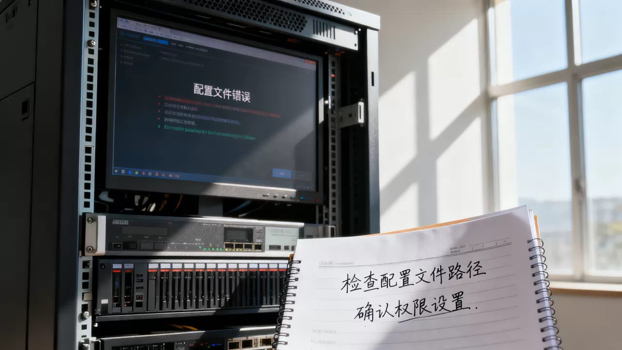 服务器配置文件失败导致网站无法访问怎么办，怎么解决