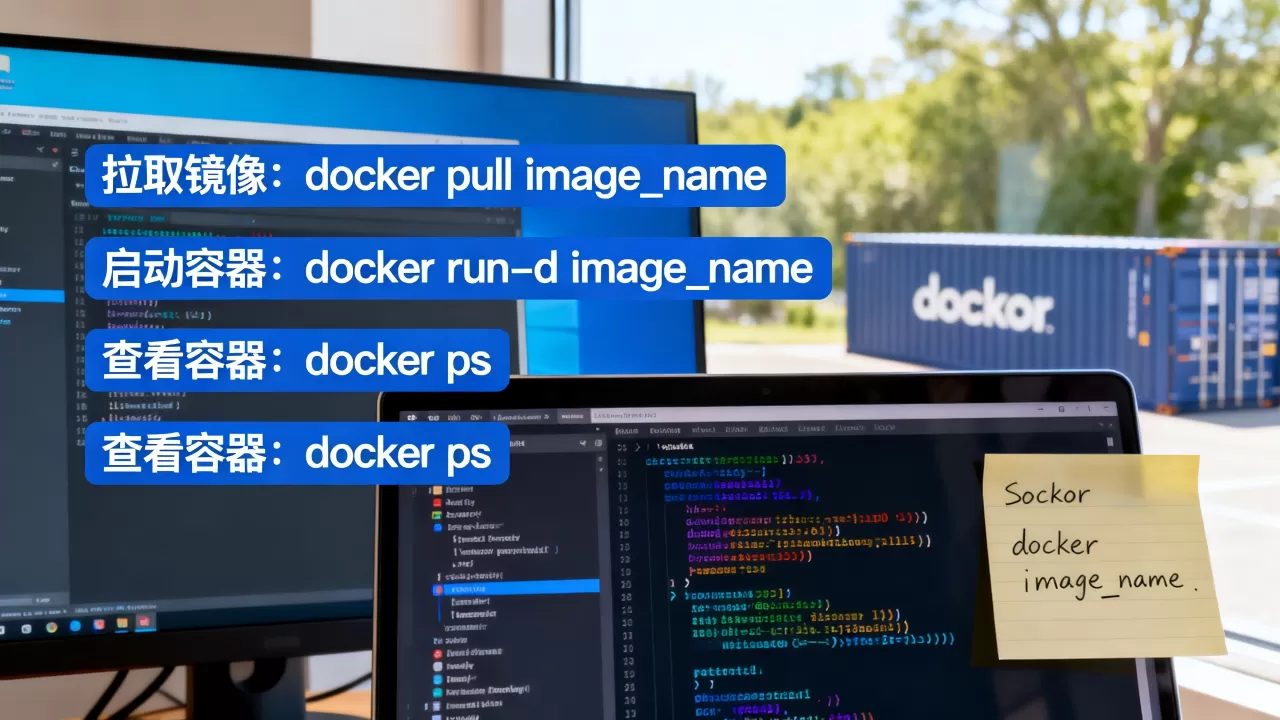如何通过docker镜像启动容器？，步骤是什么？