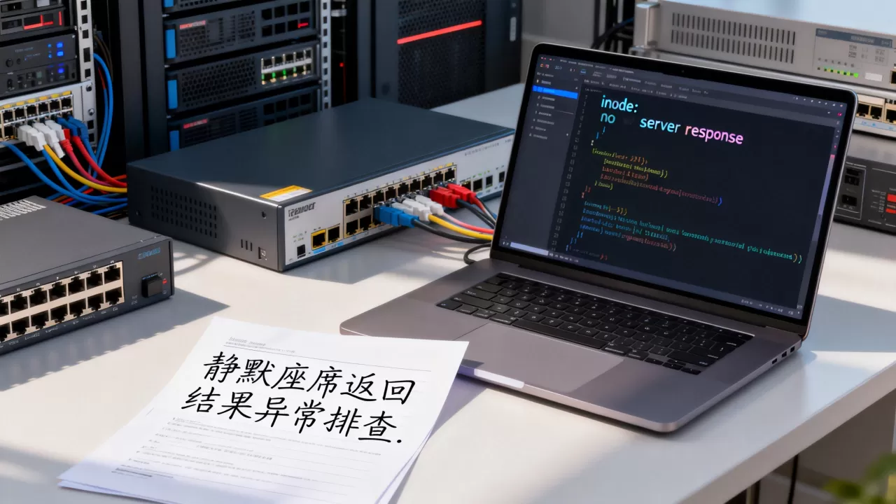 为什么inode未收到服务器回应静默座席却返回结果，怎么办