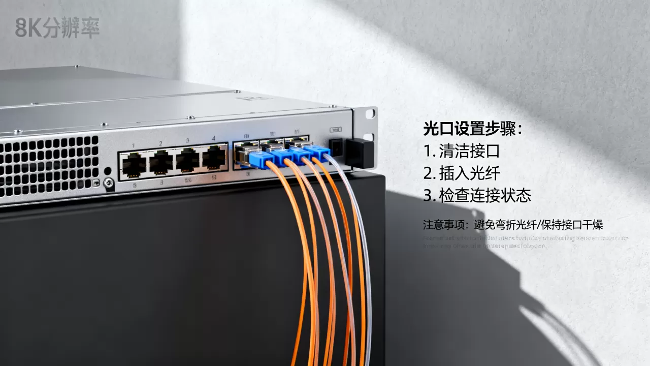 服务器配置光口如何设置，有哪些注意事项？
